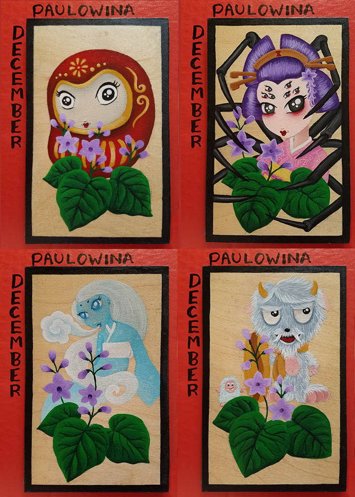 Hanafuda December PAULOWINA Group SAVE $40!