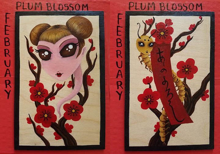 Hanafuda February PLUM Group SAVE $20!