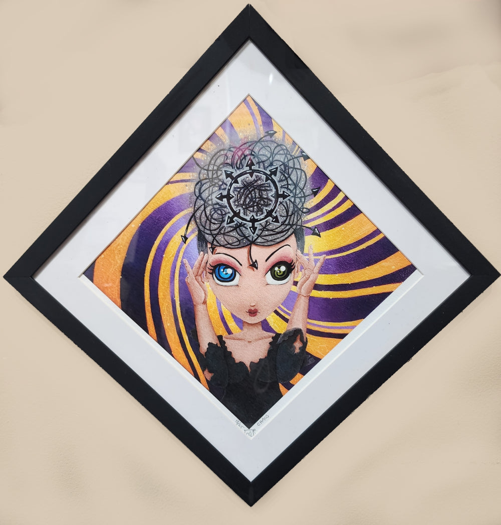 Chaos Print Framed