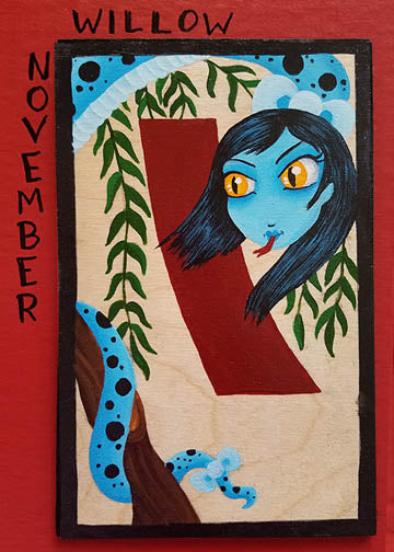 Hanafuda November WILLOW 'Nura Onna'