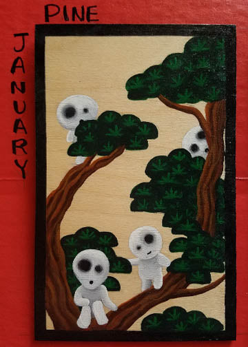 Hanafuda January PINE "Kodama" SOLD!