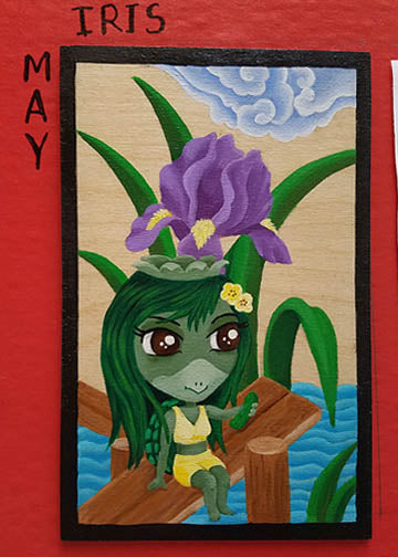 Hanafuda May IRIS 'Kappa'