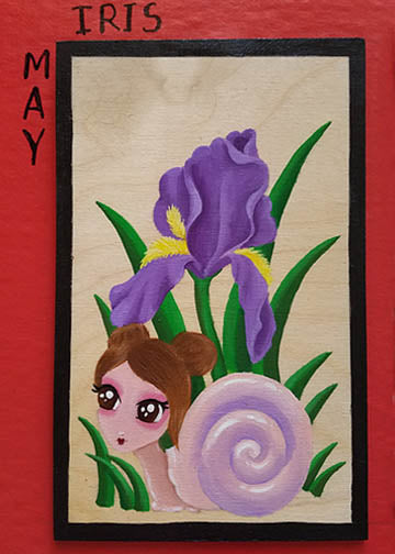 Hanafuda May IRIS 'Snail Girl'