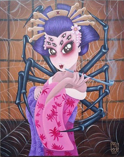Yokai: Jorogumo Print