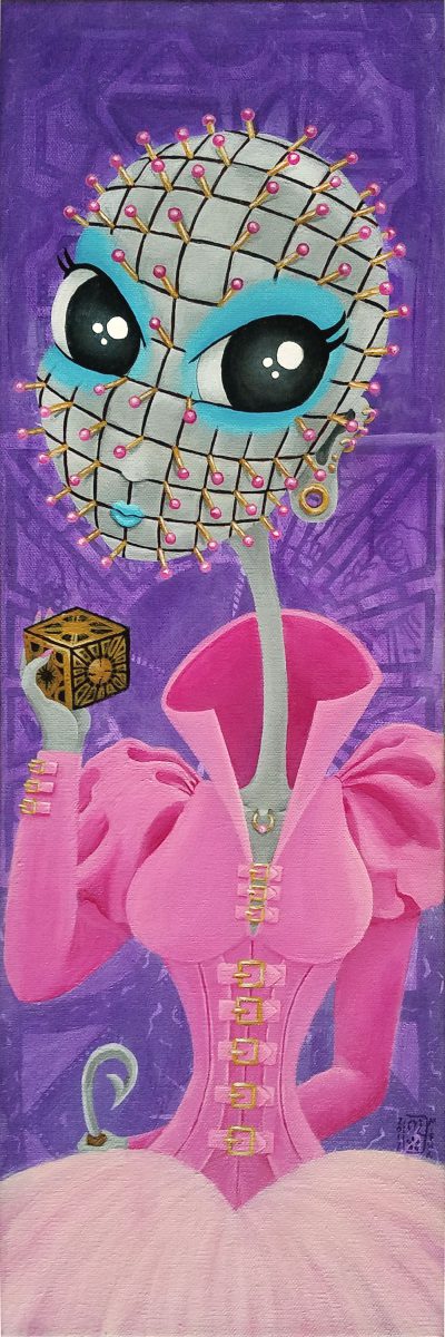 Long Neck Pastel Hell Print