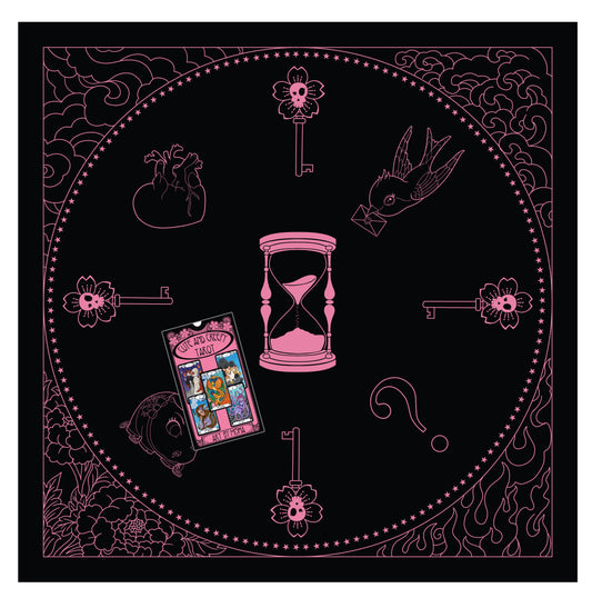 SIGNED Cute & Creepy Tarot Deck & Reading Cloth