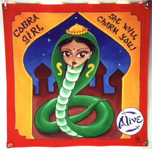 Side Show Banner Cobra Girl