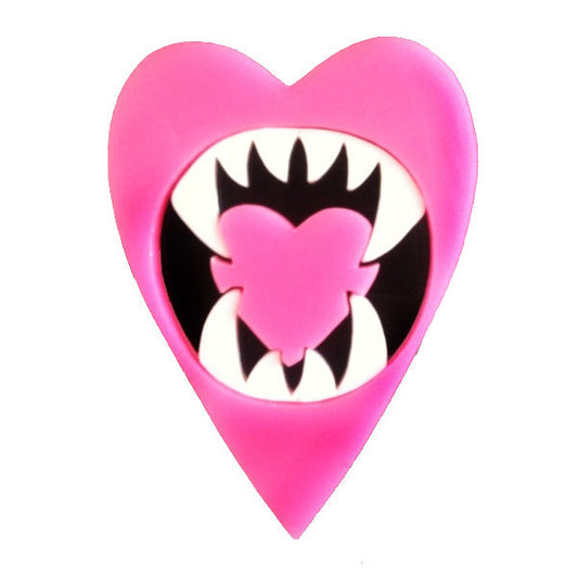 Hungry Heart Necklace PINK